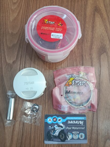 SEVEN STAR - رینگ و پیستون 125-25  تکتازی CDI